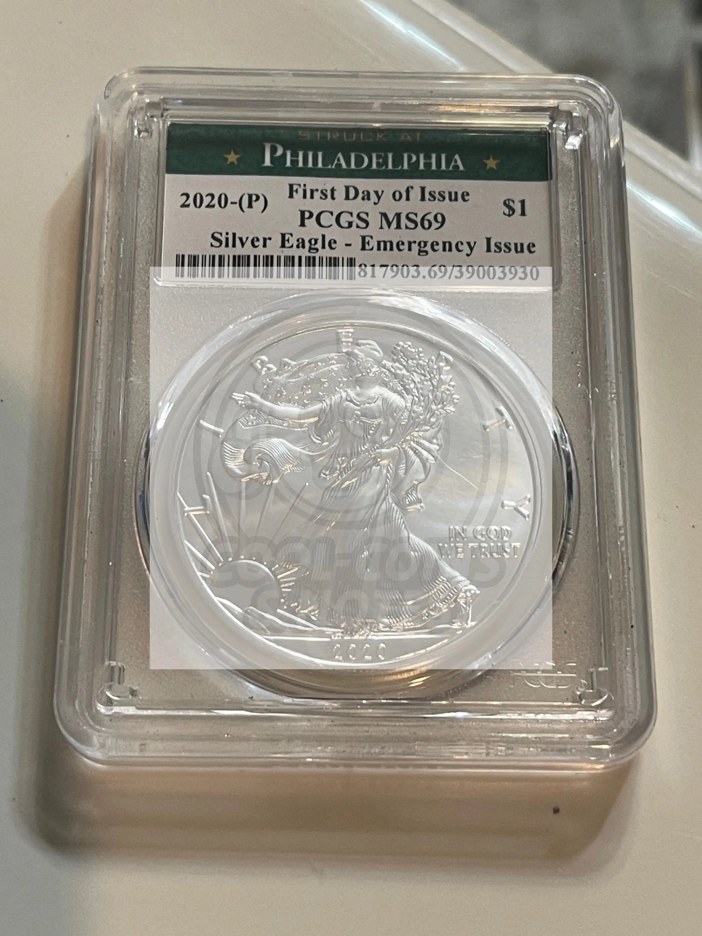 2020P SILVER EAGLE FIRST STRIKE MS69 - MODERN DAY RARITY- TOTAL MINTAGE 50,000 - Cool Coins & Notes